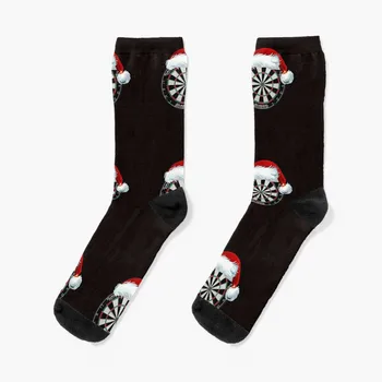Цел за дартса с чорапи в шапката на Дядо Коледа подаръчен комплект футболни Чорапи Женски Мъжки