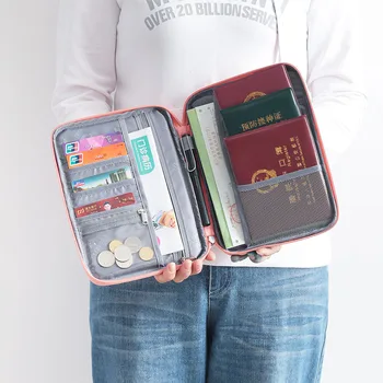 Пътен портфейл, Семеен Титуляр за паспорт, творчески водоустойчив калъф за документи, Пътни аксесоари, Пътен портфейл, чанта за документи, държач за карти
