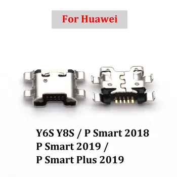 100-200 бр. За Huawei Y6S Y8S/P Smart 2018, P Smart 2019/P Smart Plus 2019, USB Порт За Зареждане, Зарядно устройство, Конектор за Зарядно Устройство