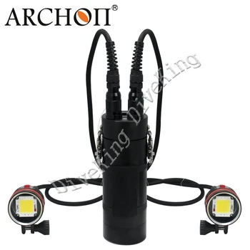 Подводен фенер ARCHON DH102 Аксесоари за гмуркане Led видеофонарь 10000lm с батерия 26650