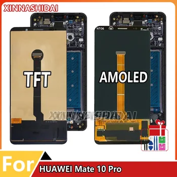 LCD дисплей За Huawei Mate 10 Pro с цифров Преобразувател докосване на екрана в събирането На Huawei Mate10 pro BLA-L09 BLA-L29 на екрана на дисплея
