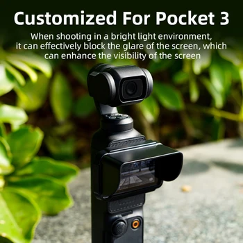 Сенника Быстросъемный козирка Светозащитная покриване на сенника Аксесоари за камерата на Екрана Sunhood за DJI Osmo Pocket 3