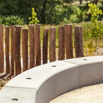 Циментова сборное ограда, дърво, външен диаметър 2 метра, коляното, пластмасова форма, камък, пътна линия, дъга, разглежда камък