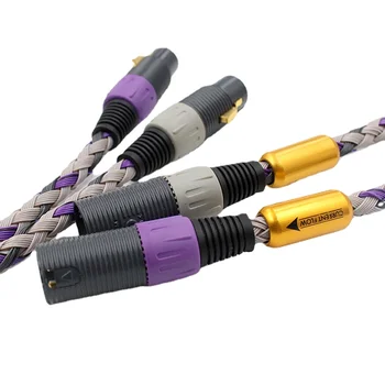 XLO Signature S3 Симетричен XLR кабел с края на Един От Мъжете за една жена 3-пинов XLR-включете HiFi Аудио Симетричен кабел