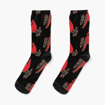 Чорапи Cardinal Bird, баскетболни чорапи, професионални чорапи за джогинг, дизайнерски чорапи, екшън чорапи, мъжки и женски