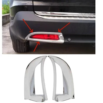 За Honda CRV CR-V хромирана рамка на капака на задния противотуманного фенер, украса фарове за мъгла фарове, аксесоари за полагане на автомобили 2012-2014