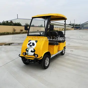 Нов низкоскоростной мини-електрически автомобил DUYA, 4-местен електрически автомобил, произведени в Китай