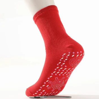 9 Двойки турмалиновых чорапи за отслабване, уютни минерални чорапи за здравето с турмалин, топли, дишащи за облекчаване на хронични заболявания на краката.