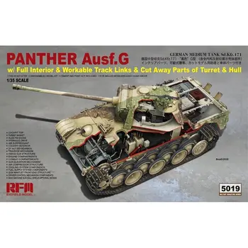 Модел Ръжен поле RFM RM-5019 1/35 Panther Ausf.G с пълен комплект от модели в реален размер