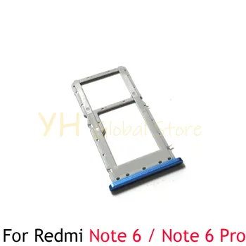 За Xiaomi Redmi Note 6/Note 6 Pro Слот за sim-карти, титуляр на тавата, резервни части за ремонт на сим-карти
