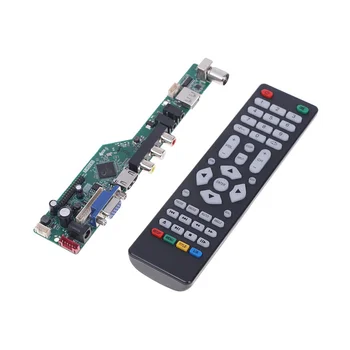 Висококачествена T. V53.03 Универсална Такса Водача Контролер LCD телевизор V53 Аналогов TV TV/AV/PC/HD/USB Media дънна Платка C