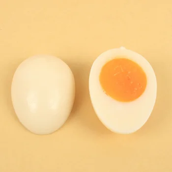 4 Бр. Модели на яйца, Пиле Храна, Фалшиви Изкуствени Яйца, PVC, Изкуствен Полуреалистичный Подпори, Реалистичен Студент